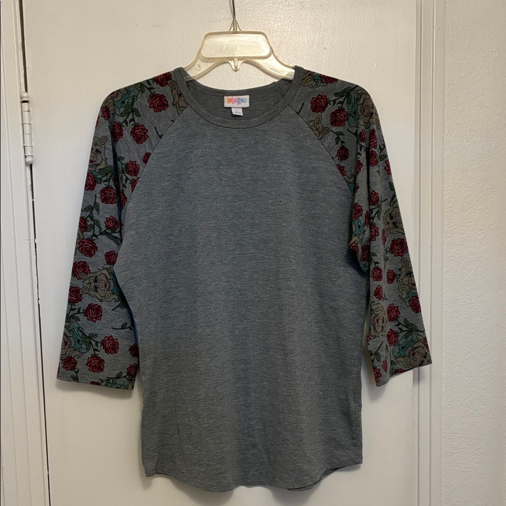 🌹Miss Piggy LuLaRoe Heather Gray Top
